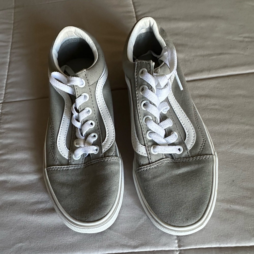Gray Old School Vans